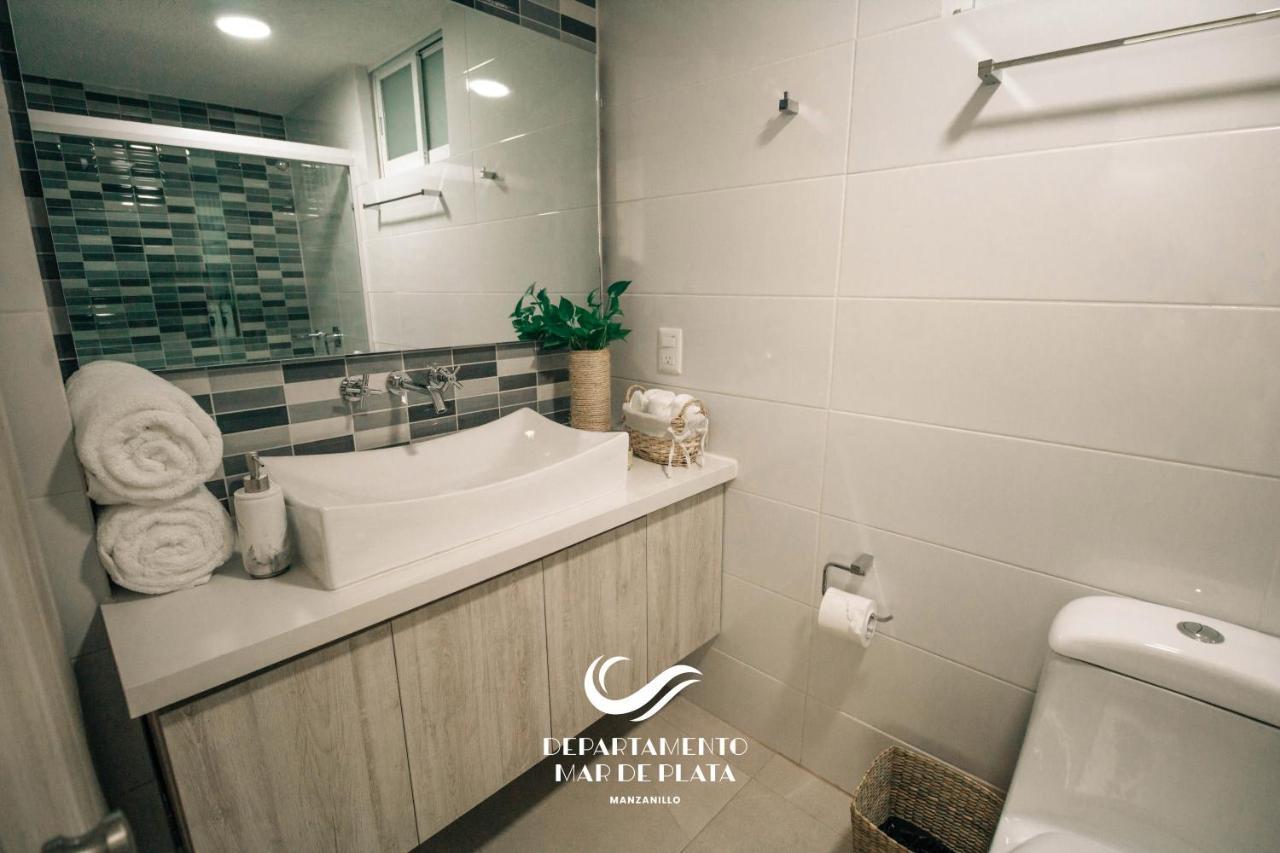 Hermoso Departamento Nuevo A 50 Metros De Playa!! Мансанильо Экстерьер фото