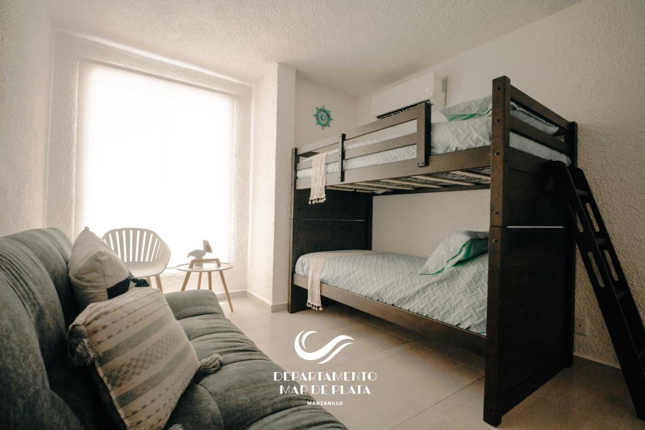 Hermoso Departamento Nuevo A 50 Metros De Playa!! Мансанильо Экстерьер фото