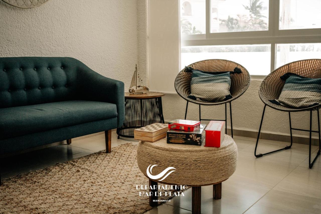Hermoso Departamento Nuevo A 50 Metros De Playa!! Мансанильо Экстерьер фото