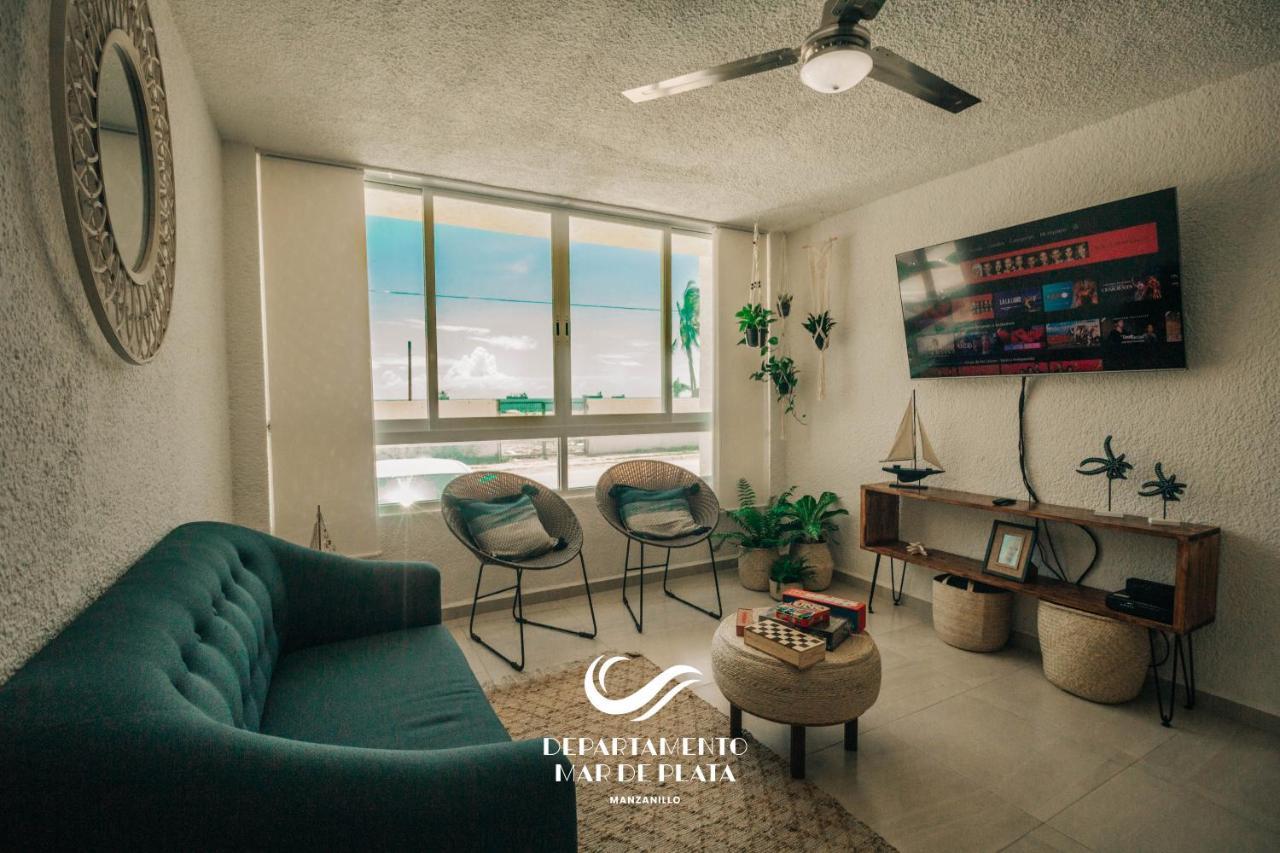 Hermoso Departamento Nuevo A 50 Metros De Playa!! Мансанильо Экстерьер фото