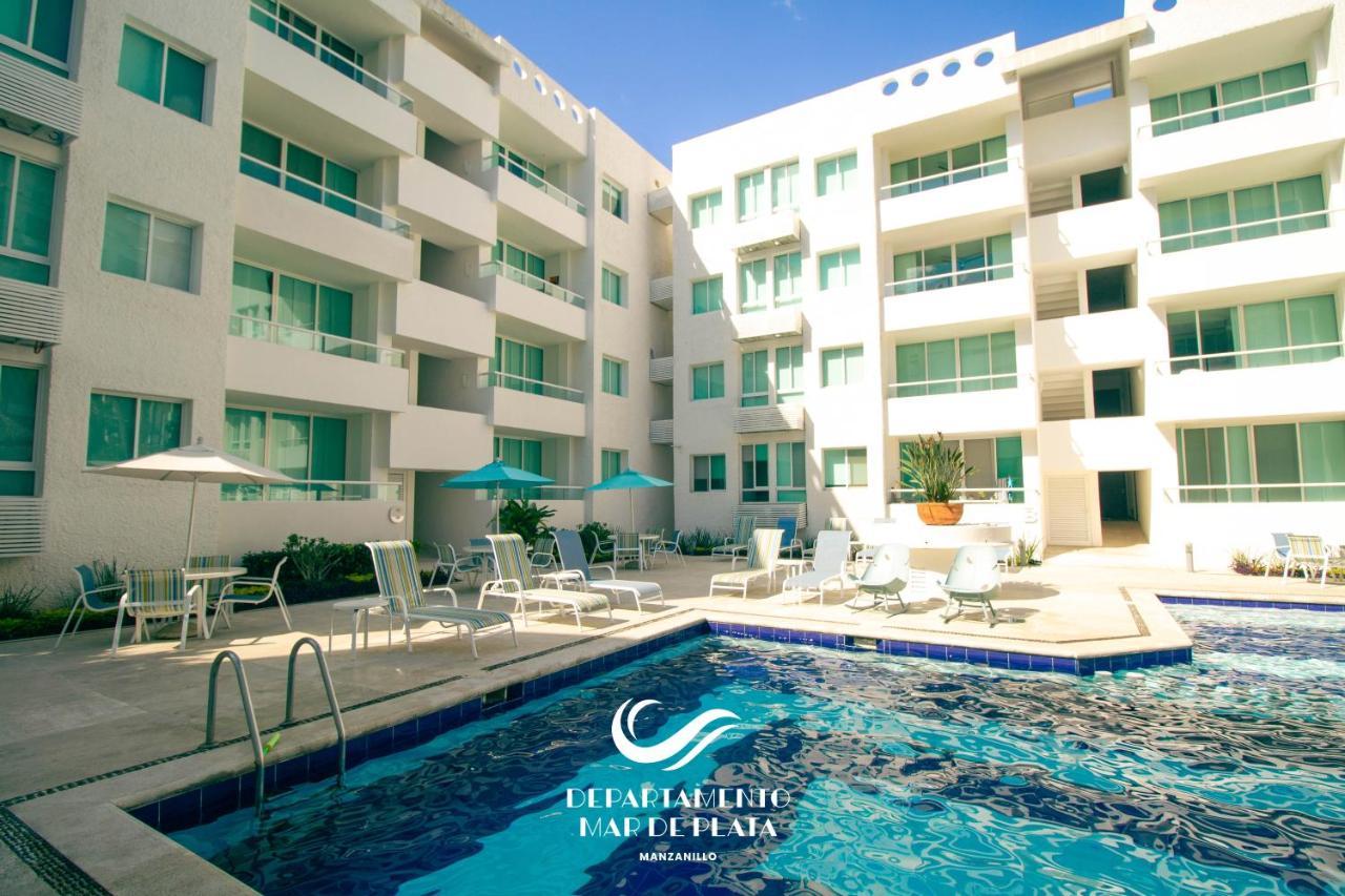 Hermoso Departamento Nuevo A 50 Metros De Playa!! Мансанильо Экстерьер фото