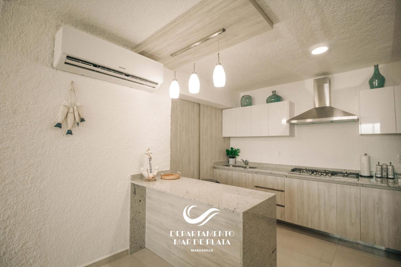 Hermoso Departamento Nuevo A 50 Metros De Playa!! Мансанильо Экстерьер фото