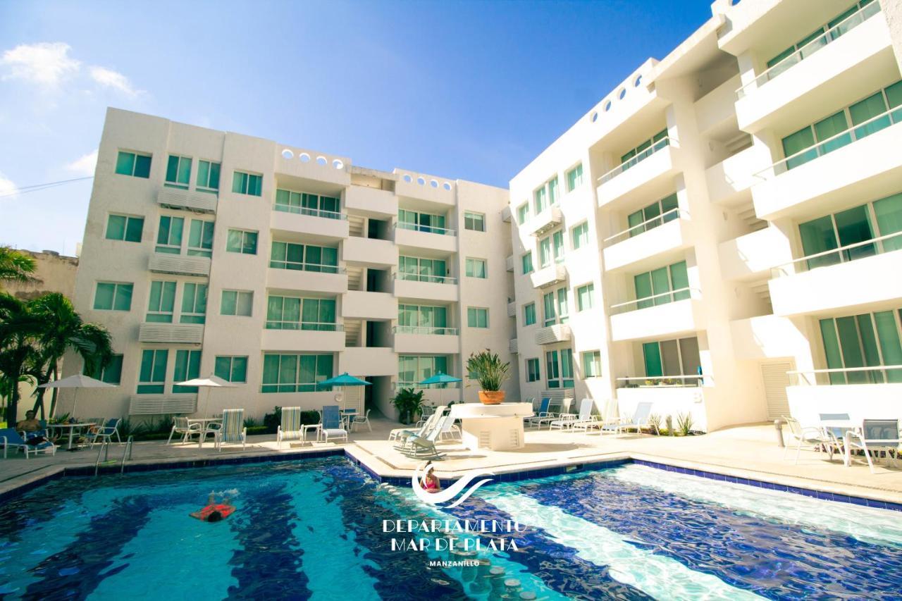 Hermoso Departamento Nuevo A 50 Metros De Playa!! Мансанильо Экстерьер фото