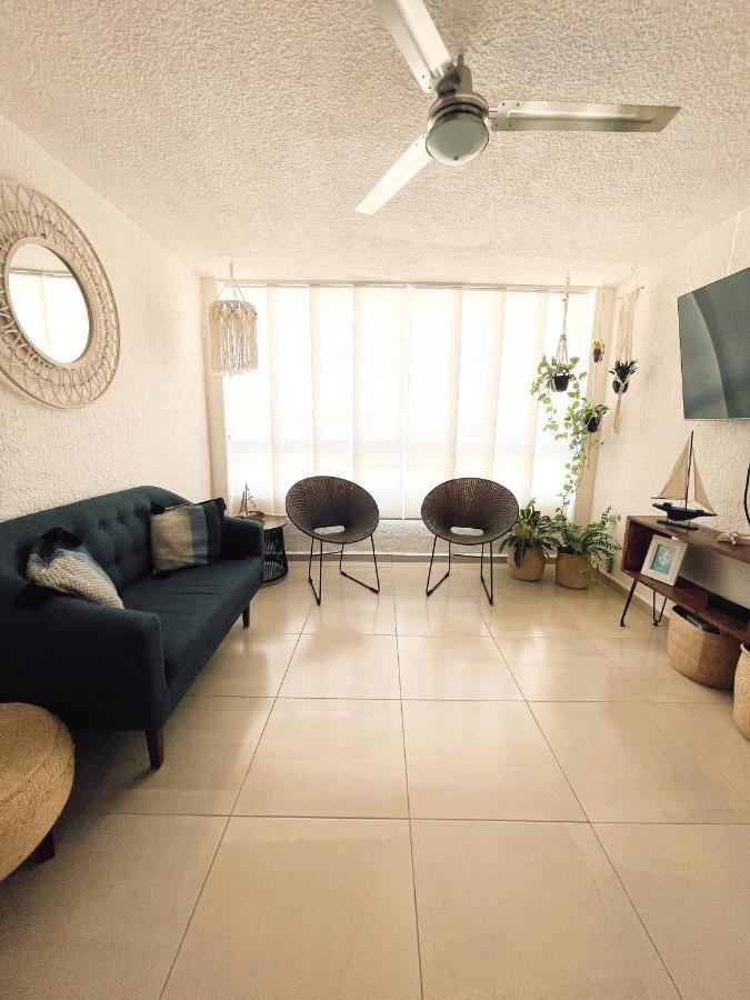 Hermoso Departamento Nuevo A 50 Metros De Playa!! Мансанильо Экстерьер фото