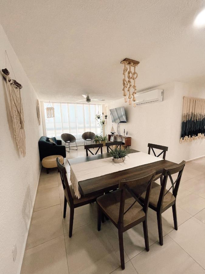 Hermoso Departamento Nuevo A 50 Metros De Playa!! Мансанильо Экстерьер фото