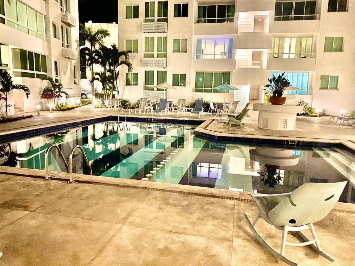 Hermoso Departamento Nuevo A 50 Metros De Playa!! Мансанильо Экстерьер фото